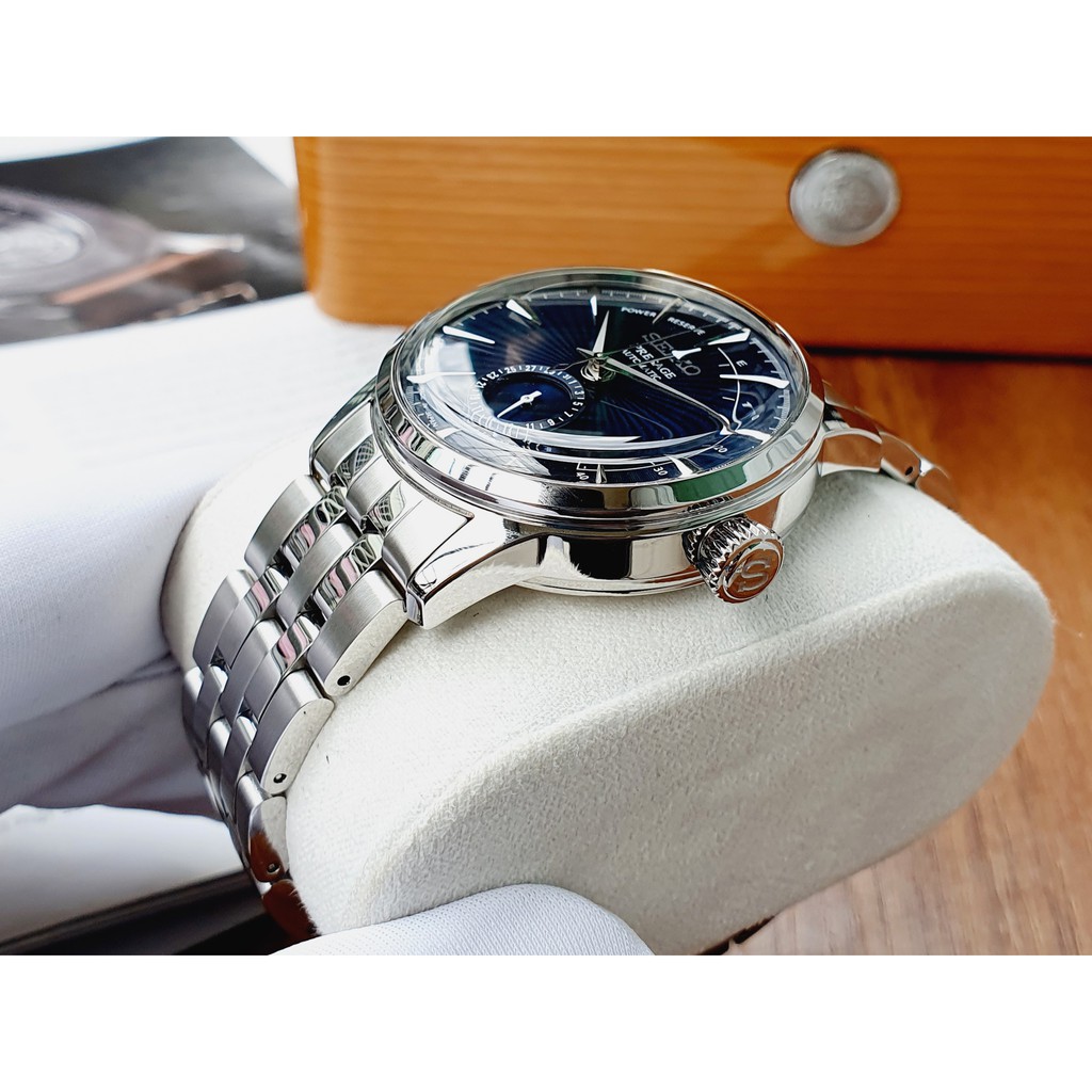 Đồng hồ nam chính hãng Seiko Presage Cocktail Blue Moon Automatic SSA347J1 - Máy cơ tự động - Kính cứng