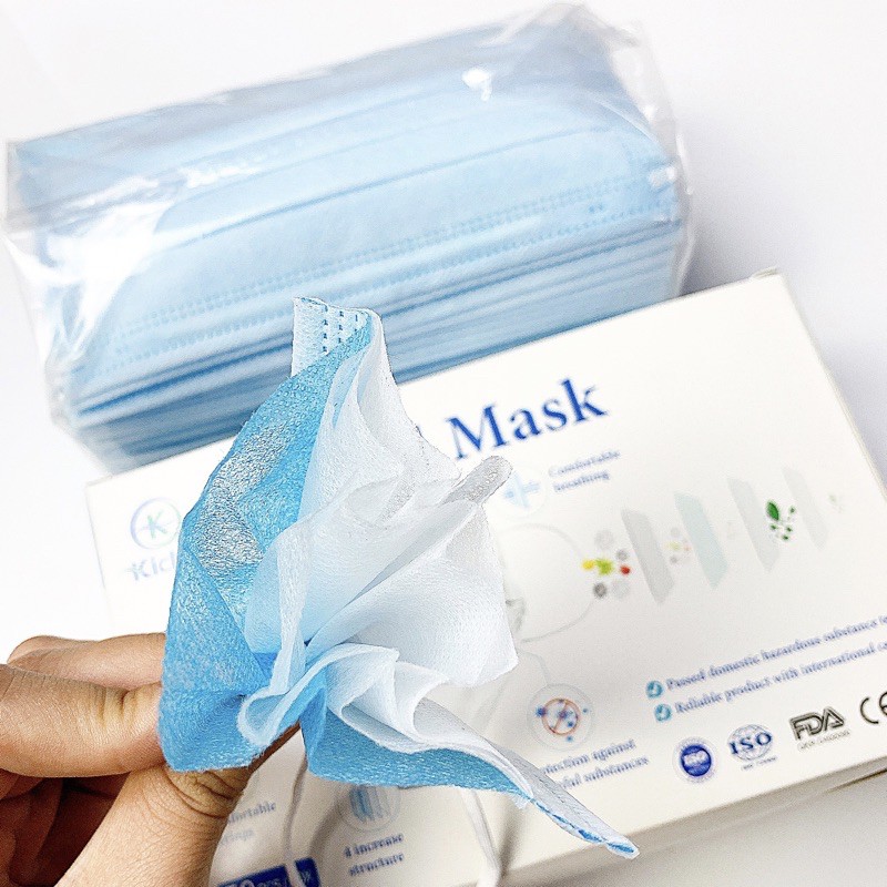 1 Hộp 50c Khẩu Trang Y Tế 4 Lớp Kháng Khuẩn | BigBuy360 - bigbuy360.vn