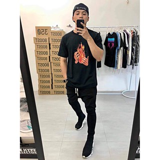 bộ quần áo off white lữa (quần và áo)