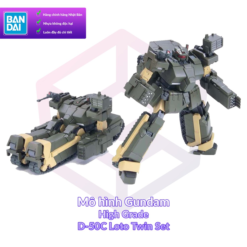 Mô Hình Gundam Bandai HG 106 D-50C Loto Twin Set 1/144 MS Gundam UC [GDB] [BHG]