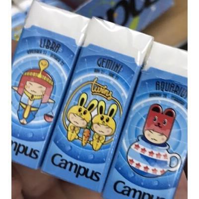 Gôm Tẩy CAMPUS - ZODIAC 12 cung hoàng đạo, Ngộ nghĩnh đáng yêu, có độ dẻo, dai cao dễ dàng tẩy xóa các nét vẽ -Loki Kids