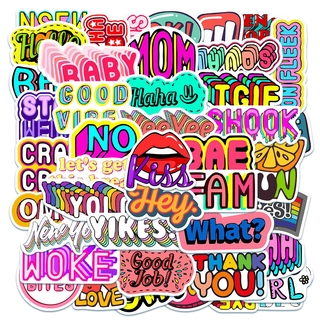 Set 50 Miếng Dán Graffiti Trang Trí