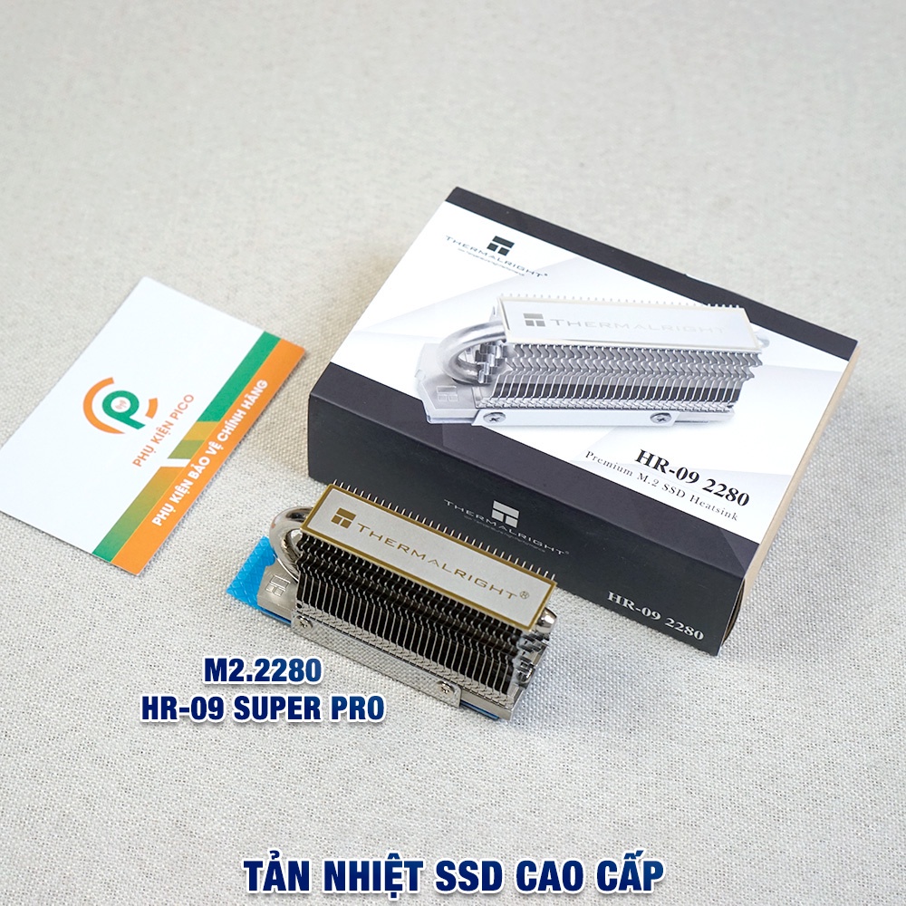 Tản nhiệt SSD HR-09 2280 Super Pro Thermalright chính hãng tản tháp kèm ống đồng - Ốp tản nhiêt SSD HR-09 2280 Super Pro