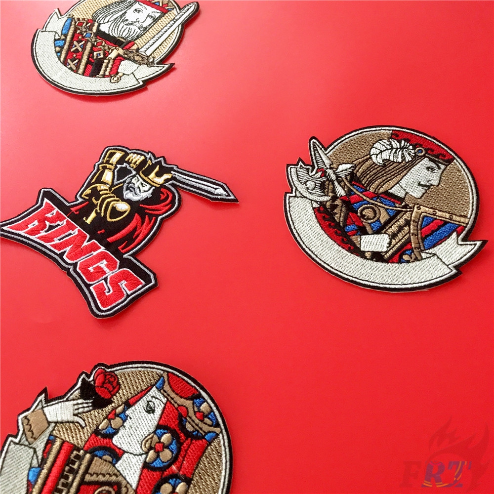 1 Huy Hiệu May Áo Hình Vương Miện King &amp; Queen