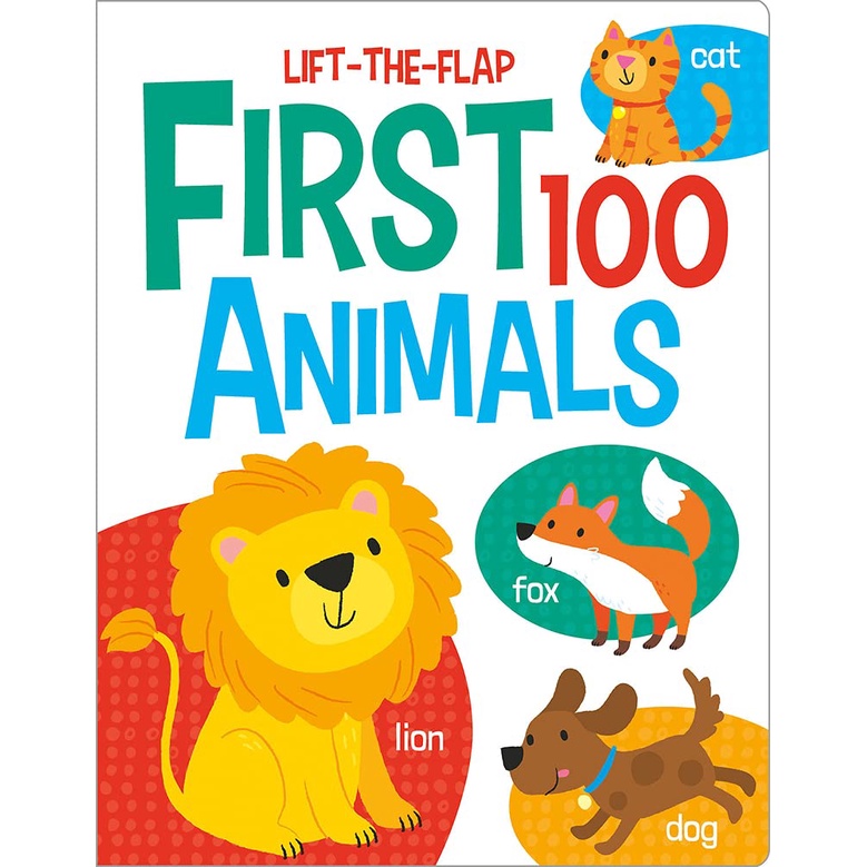 Sách - Anh: Lift-the-Flap First 100 Animals