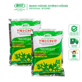 Combo 2 gói Phân vi sinh vật Trichoderma 500g, nấm Trichoderma, men ủ, phòng ngừa hiệu quả bệnh vàng lá, thối rễ…