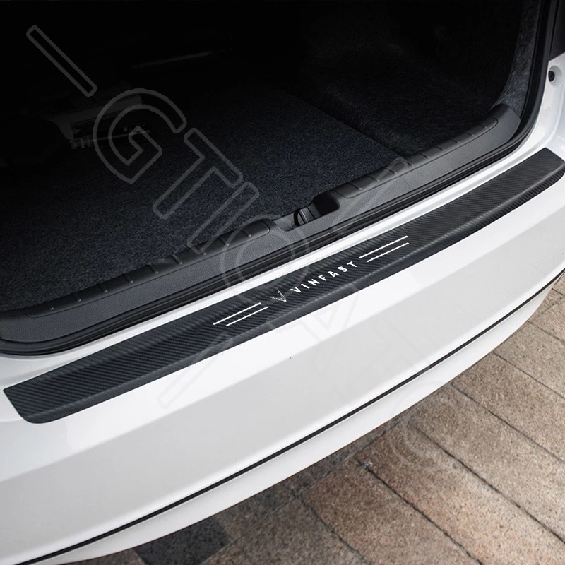 GTIOATO Sợi Carbon Bảo Vệ Bậc Cửa Và Dán Cốp Xe Hơi Dán Xe Dán Cửa ô Tô DáN  ̂́Ng XưỚC Ô Tô Phụ KiệN Ô Tô Cho VinFast Lux A Fadil President SA VF E34