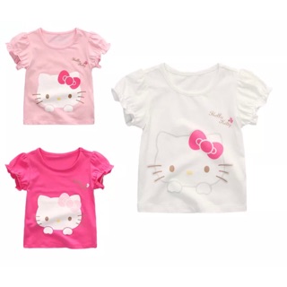 Áo thun bé gái hello kitty