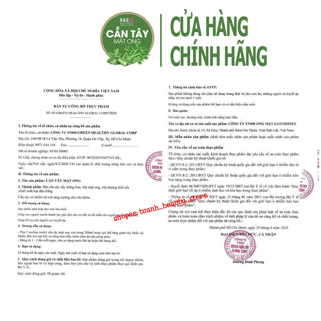 Cần Tây Mật Ong Motree, Bột cần tây Giảm Cân, Hết Mụn, Sáng Da, Đẹp Dáng, Đào Thải Mỡ Thừa, Thanh Lọc Cơ Thể