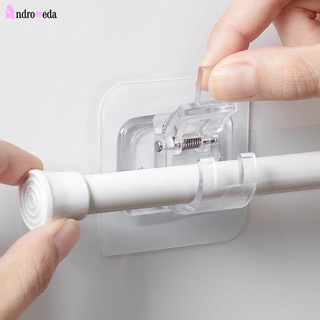 Set 2 móc dán tường dùng gắn thanh treo đồ chuyên dụng