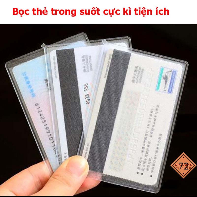 Túi Đựng Thẻ Card Bao Trong Suốt Để Chứng Minh Thư, Bằng Lái Xe [TÚI ĐỰNG THẺ]