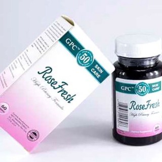 Rose Fresh - Hỗ trợ trị mụn trứng cá, mụn ẩn hiệu quả, giúp làm đẹp da (Hộp 60 viên)