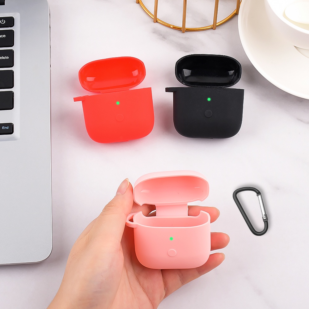 Vỏ Bảo Vệ Hộp Sạc Tai Nghe Không Dây Xiaomi Redmi Buds 3 Bằng Silicon Mềm