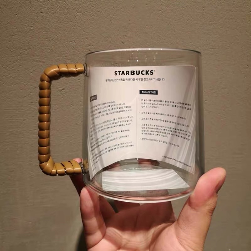 Ly STARBUCKS thủy tinh Hàn Quốc 2020 dung tích 500ml
