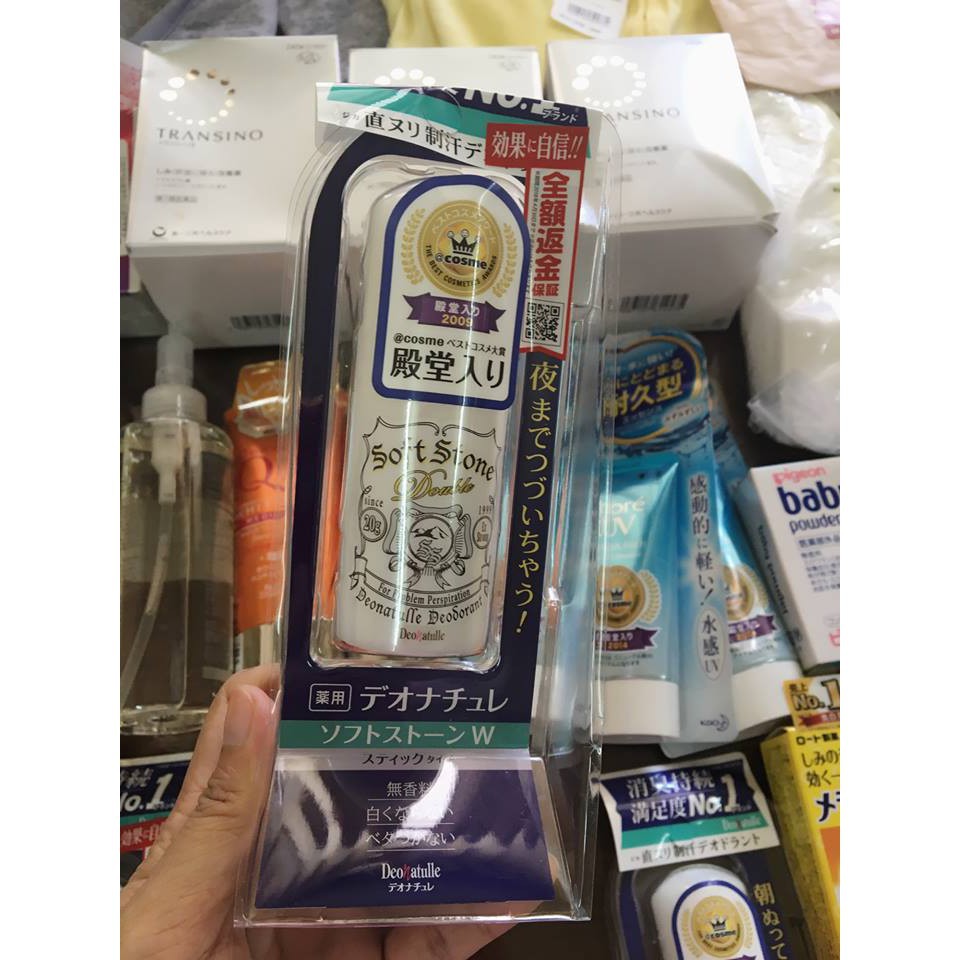 ☘☘☘Lăn nách đá khoáng NHẬT SOFT STONE 20g -HÀNG XÁCH TAY TỪ NHẬT NHÉ