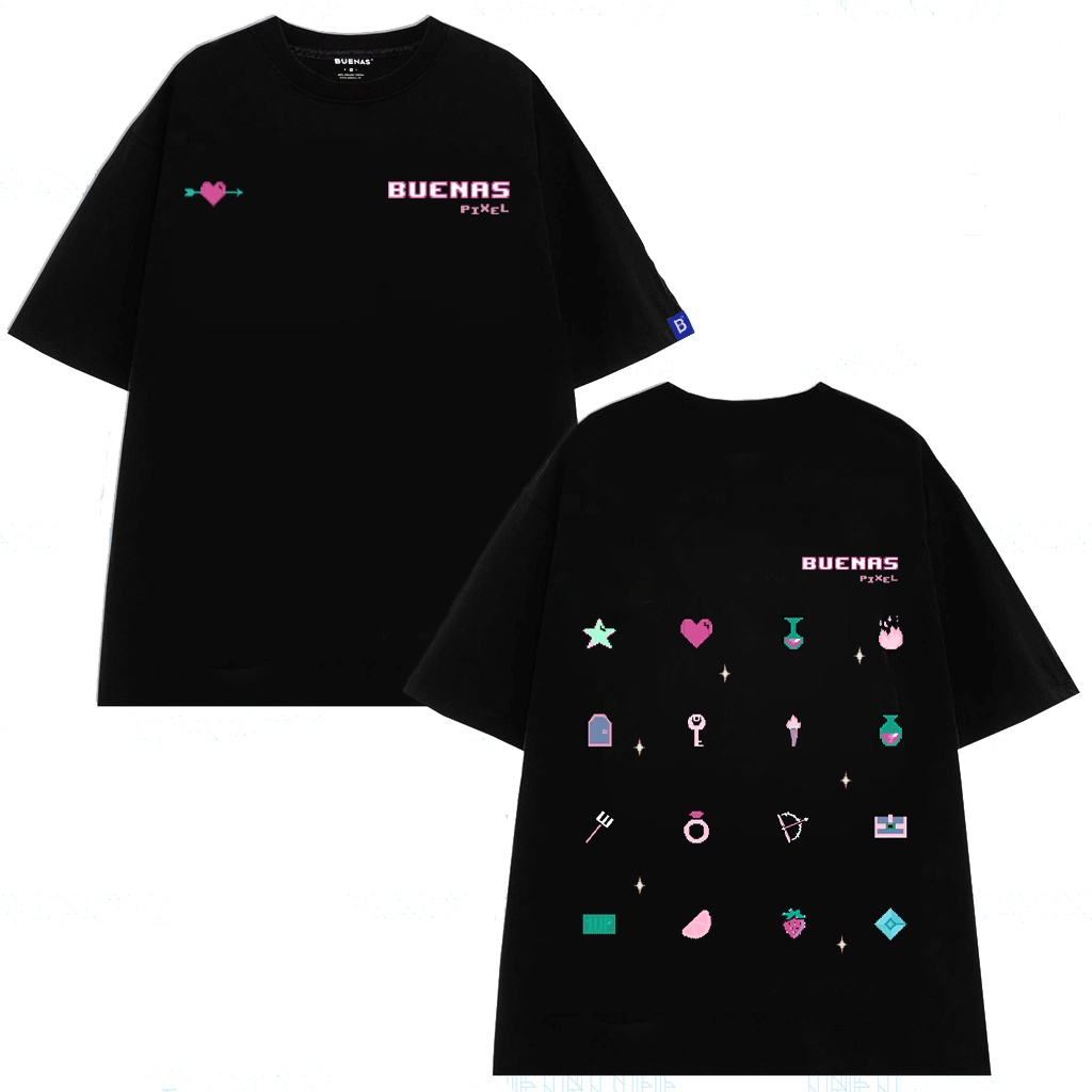 Áo thun nam nữ unisex tay lỡ form rộng cổ tròn đẹp BUENAS - PXL51 | BigBuy360 - bigbuy360.vn