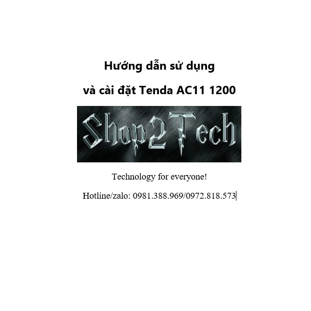Thiết bị phát wifi Tenda AC11 1200Mpbs, hàng nhập mới 100%, giao diện tiếng anh | BigBuy360 - bigbuy360.vn