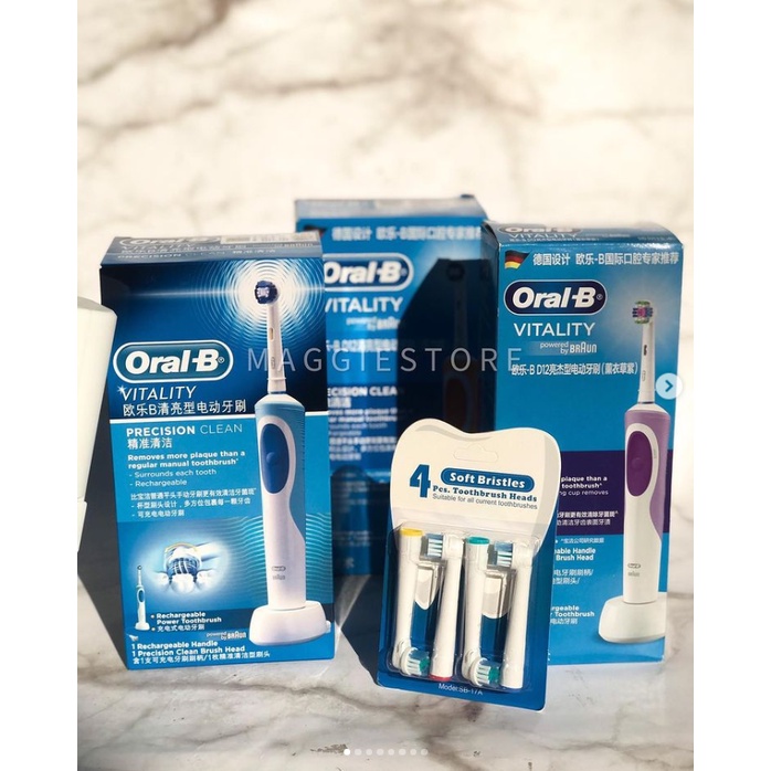 [Mã 155FMCGSALE giảm 7% đơn 500K] BÀN CHẢI ĐIỆN ORAL-B BRAUN