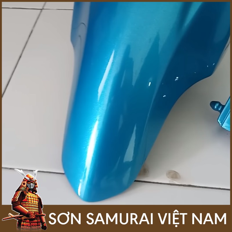 Màu Xanh Ánh Kim Sơn Samurai - Combo Màu Xanh 2511 Sơn Xịt Samurai