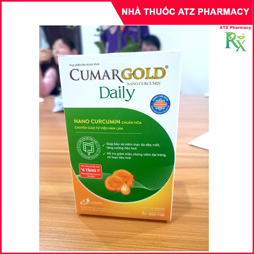 Cumar Gold Daily hỗ trợ bảo vê niêm mạc dạ dày, ruột.