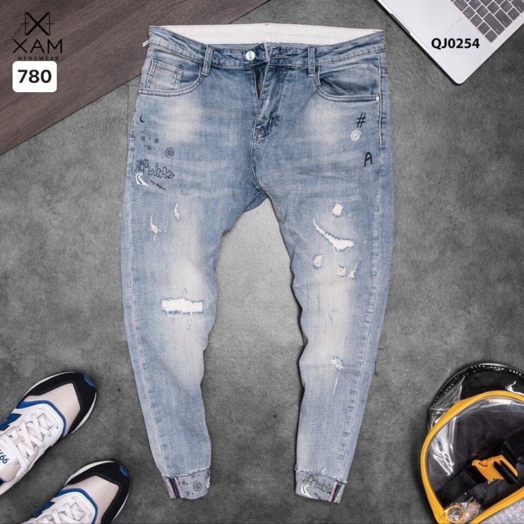 Quần Jean Nam Chất Bò AD780 - AD1808 - AD681 Cao Cấp Trẻ Trung Cá Tính | BigBuy360 - bigbuy360.vn