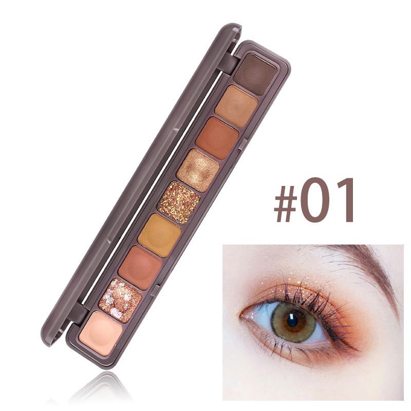 [Hàng mới về] Bảng phấn mắt Xuan Color dạng bàn phím 9 màu chống nước lâu trôi | BigBuy360 - bigbuy360.vn