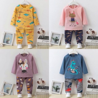 Bộ dài tay xuất hàn quảng châu cho bé 8-25kg