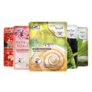 Mặt nạ 3W CLINIC Hàn siêu dưỡng chăm sóc da nhạy cảm.
