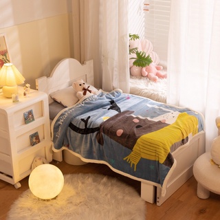 Chăn lông cừu dày và mềm 100*140cm cho bé