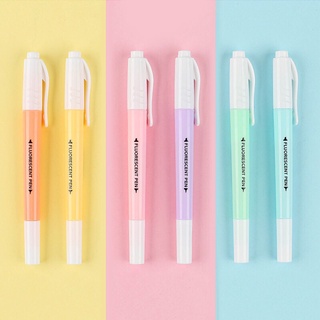 Bút highlight pastel 2 đầu FLUORESCENT PEN (dupe STABILO)