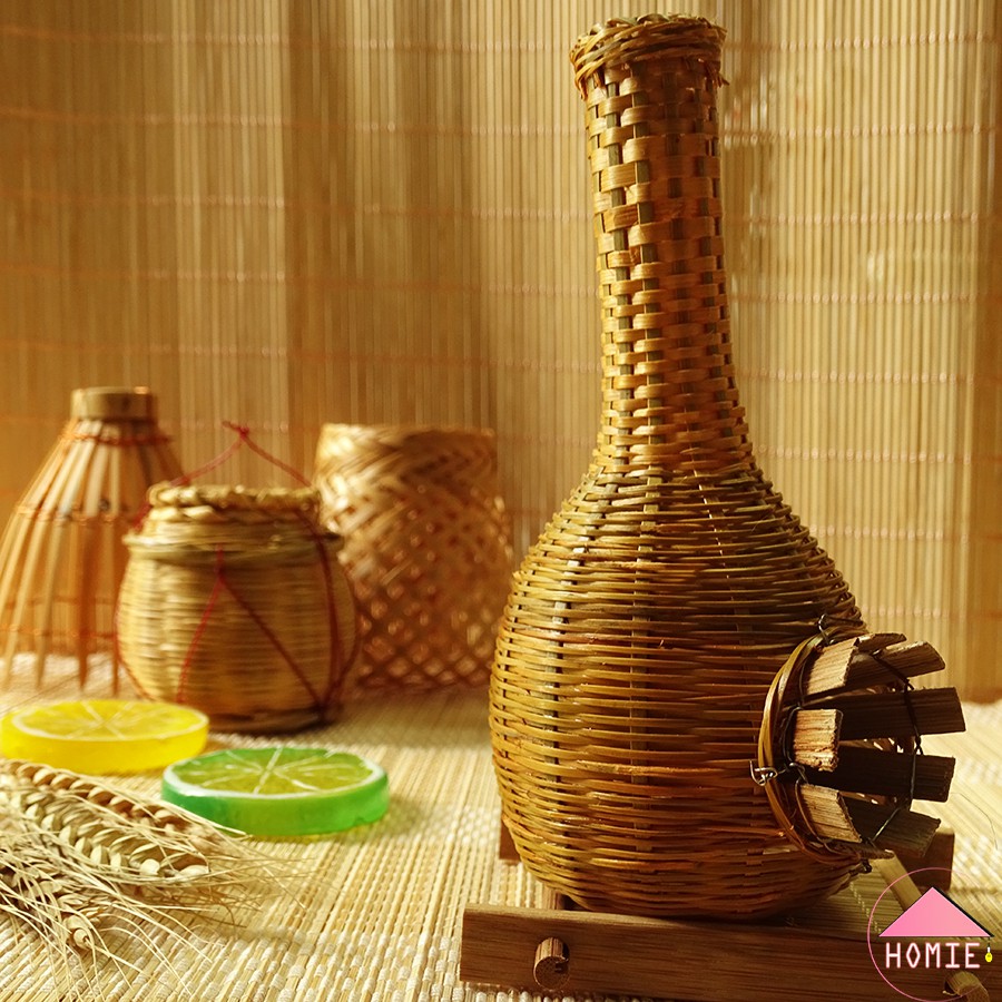 [Phụ kiện trang trí] Bộ thờ tre phong thủy hút tài lộc may mắn