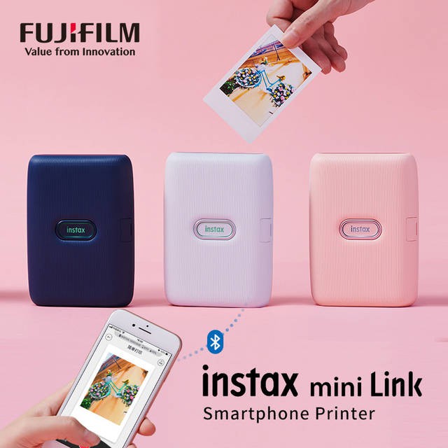 Instax mini link - Máy in ảnh lấy ngay Fujifilm Instax Mini Link (chính hãng- bảo bành 12 tháng)