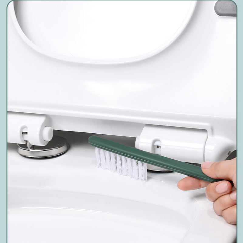 Bộ Bàn Chải Chà Toilet 3 Trong 1 Có Tay Cầm Dài Tiện Dụng
