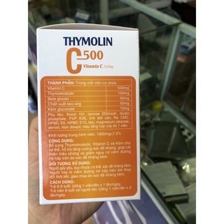 Viên Uống Tăng Đề Kháng - Thymolin C500
