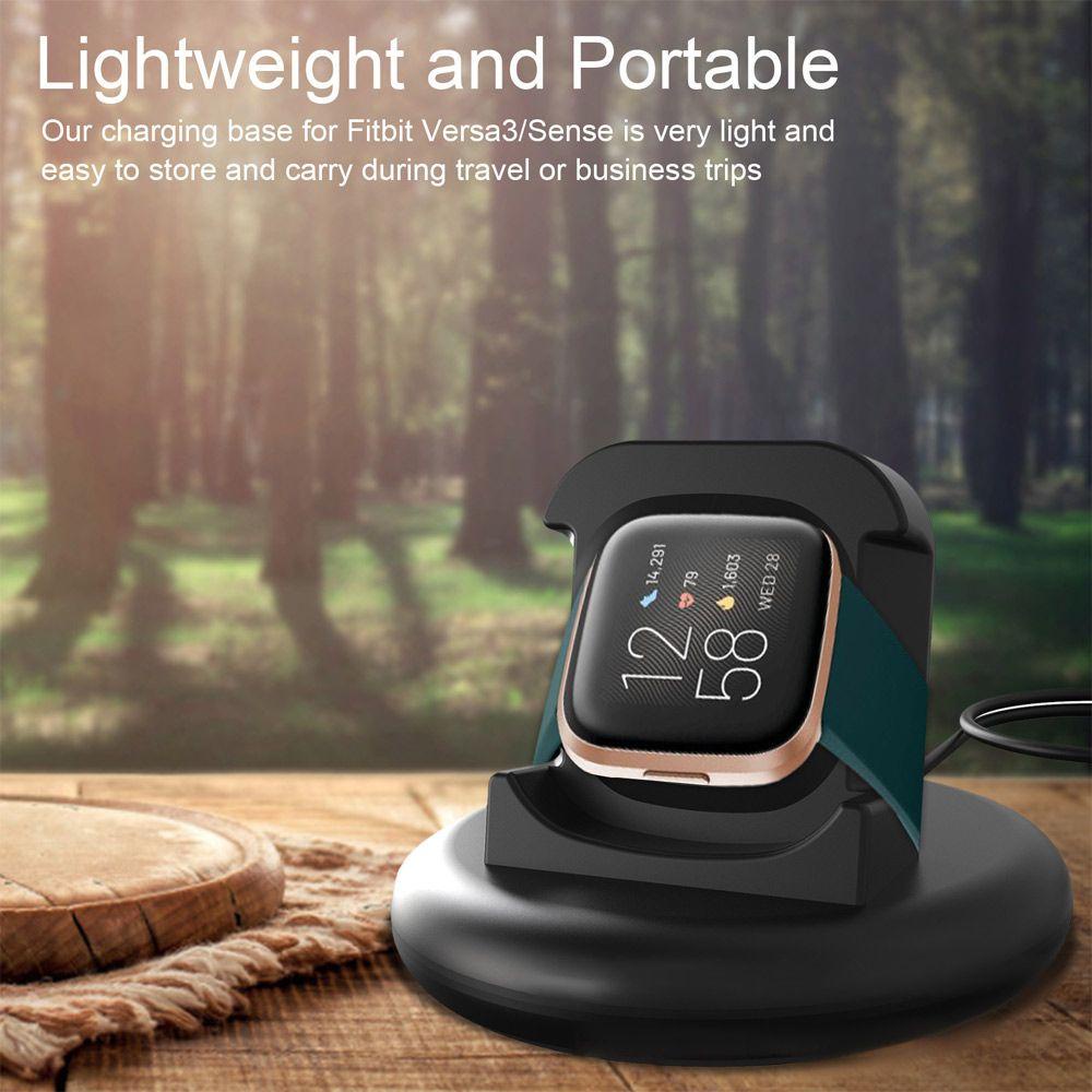 BTLIMER Đế Sạc Dự Phòng Cho Đồng Hồ Thông Minh fitbit Versa 3