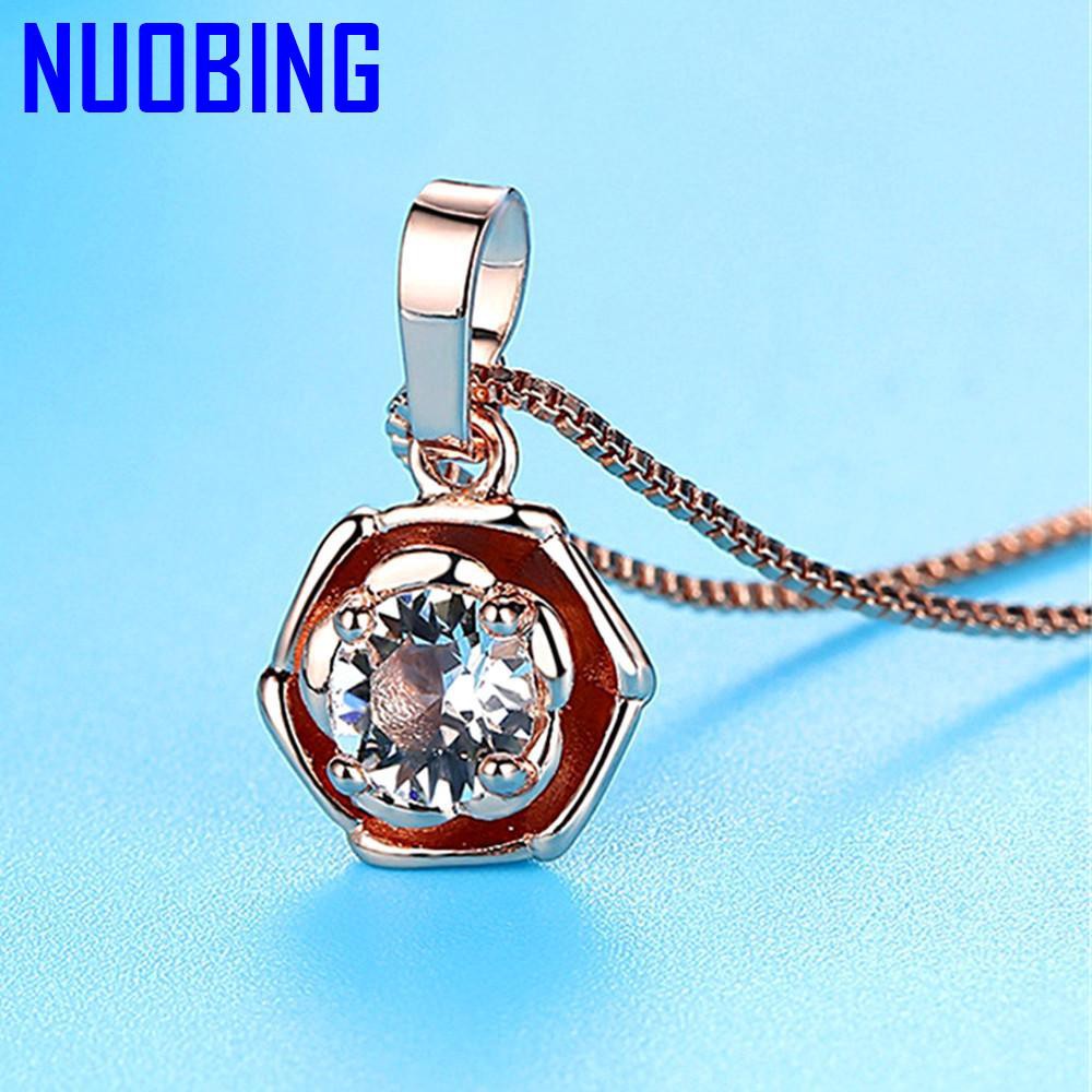 Vòng Cổ Choker Màu Vàng Hồng Đính Đá Zircon Aaa Cổ Điển Thời Trang Cho Nữ