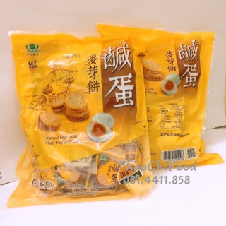 [Mã 154FMCGSALE giảm 8% đơn 500K] Bánh quy trứng muối dẻo Đài Loan - gói 180gr và gói 500gr