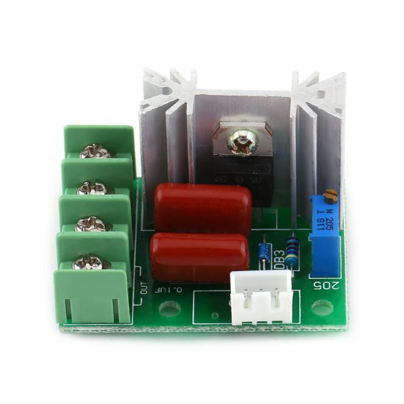 Ổn áp điều khiển nhiệt độ/tốc độ đèn AC 50-220V 2000W SCR