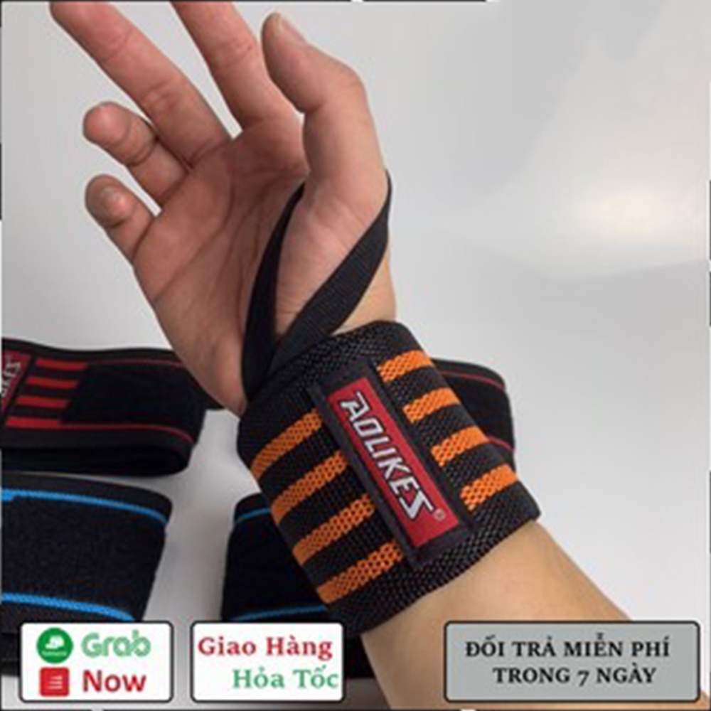 Quấn cổ tay Aolikes loại 1 cao cấp - Đai Bảo Vệ Cổ Tay tập Gym
