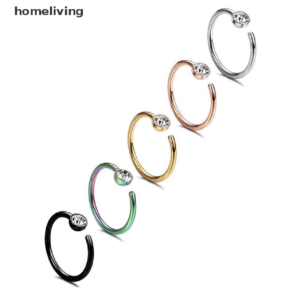 1 Khuyên Xỏ Mũi Bằng Thép Thời Trang Cá Tính Cho Nữ