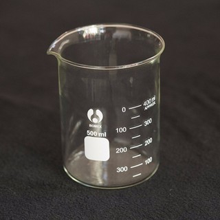 Cốc thí nghiệm chia vạch chịu nhiệt 500ml cốc thủy tinh chịu nhiệt