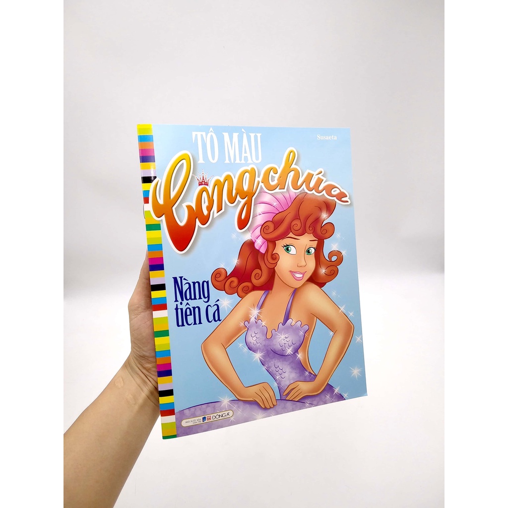 Sách Tô Màu Công Chúa - Nàng Tiên Cá (Tái Bản 2021)