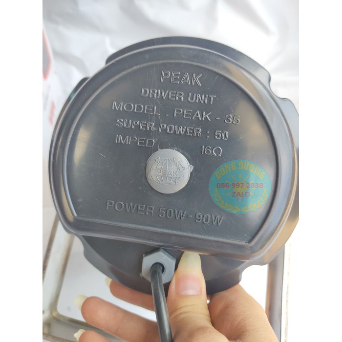 LOA PHÓNG THANH CÔNG SUẤT LỚN - LOA PHÓNG THANH 35W PEAK 35 PHỄU NHỎ 30 X 21.5CM