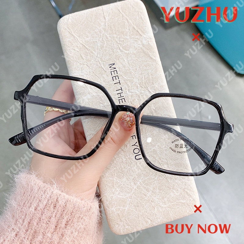 Mắt Kính Gọng Vuông Trong Suốt Chống Ánh Sáng Xanh Thời Trang Hàn Quốc