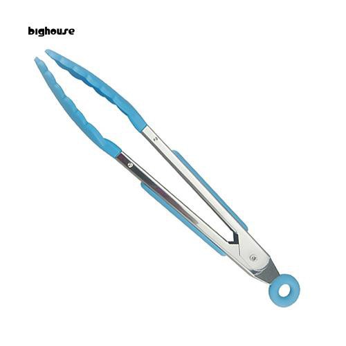 Kẹp gắp thức ăn bằng silicon và thép không gỉ tiện dụng | BigBuy360 - bigbuy360.vn