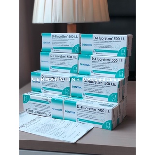 Vitamin d- fluoretten 500 ie 90viên đức