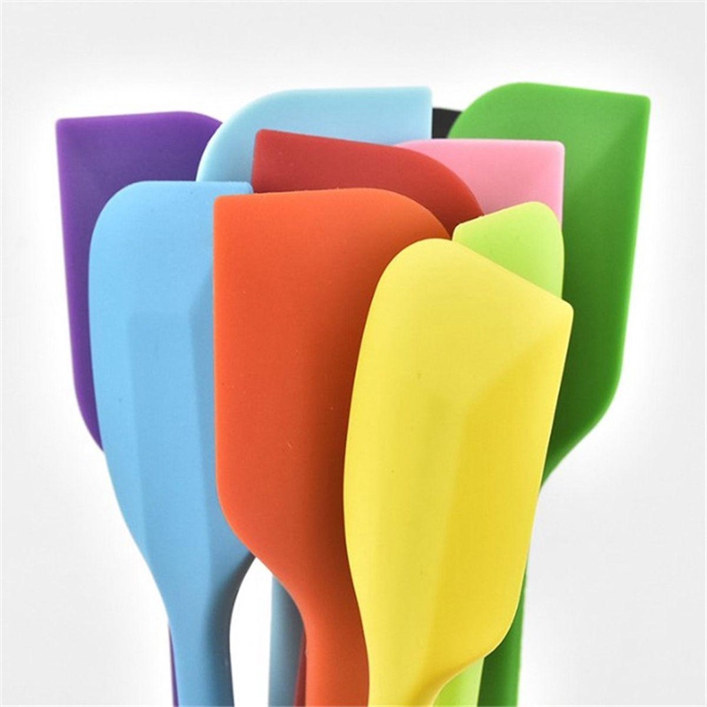 [COD] Muỗng Silicone Trộn Kem Làm Bánh