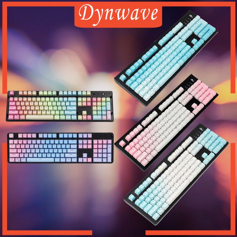 [DYNWAVE] 104 Keys Mechanical Switch Keyboard Keycaps PBT Keycaps