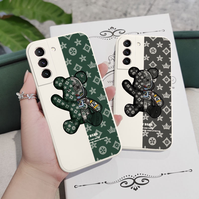 Ốp Điện Thoại Hình Gấu Cho Samsung Galaxy S21 FE Ultra Plus