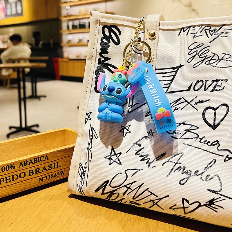 Móc Khóa Hình Nhân Vật Stitch Đáng Yêu